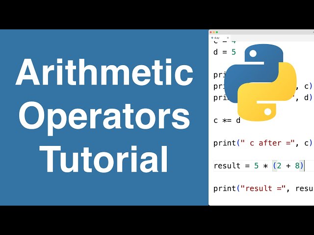 Arithmetic Operators | Python Tutorial