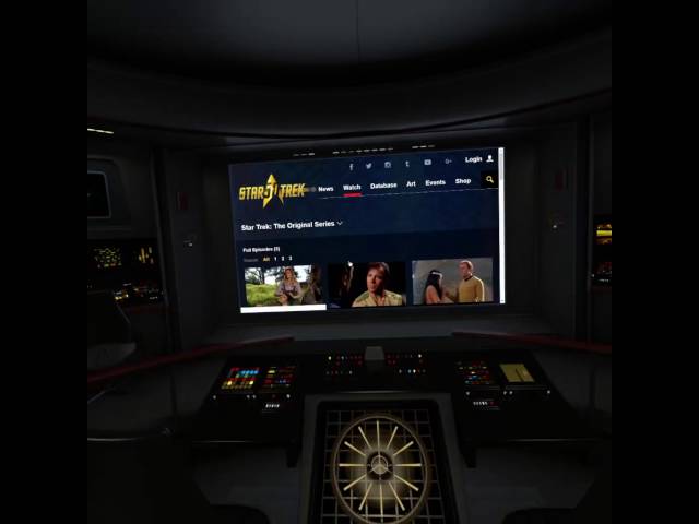 Oculus Gear VR Social Star Trek Room Powered By OTOY