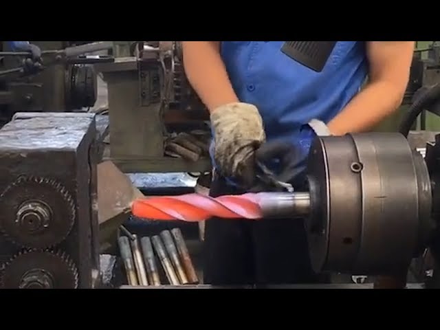 How the drill bits produced in factory?  Amazing production and processing methods