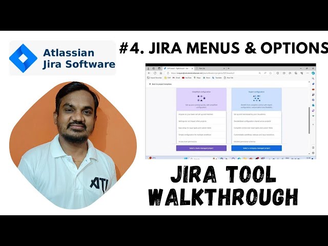 #5. JIRA menus and options | Setup the project from scratch