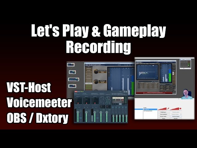 Audio Tutorial #1 -Let's Play - Gameplay Aufnahme mit VST Host, Virtual Cable und Voicemeeter Banana