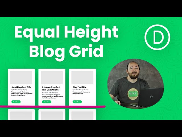 How To Make The Divi Blog Grid Equal Height