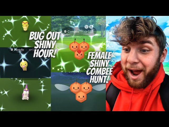 ✨Shiny Combee Hunt! Shiny Wurmple, Surprise Shiny Find and More In Pokemon Go!✨