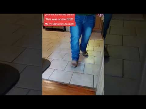 Man Falls Through Floor After Stepping on Cracked Tile || ViralHog