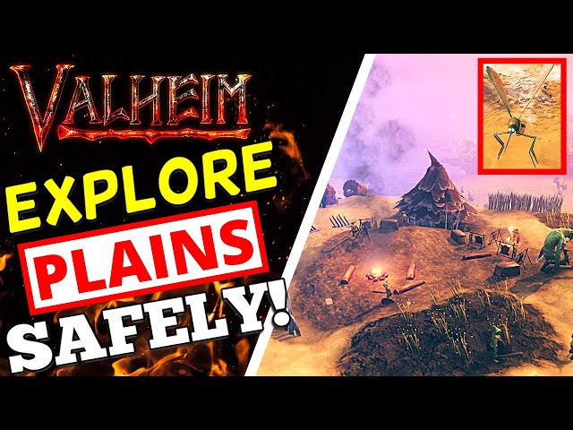 Valheim - How To Find + Explore PLAINS Biome SAFELY!