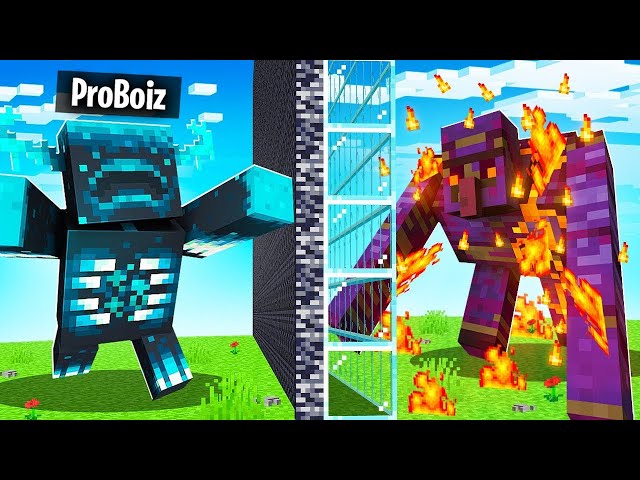 I Secretly CHEATED In a MINECRAFT MOB BATTLE Competition!! With @ProBoiz95 😂