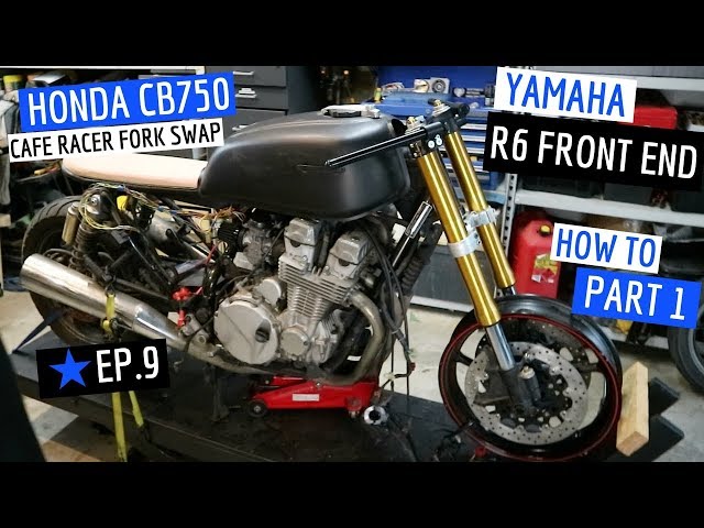 How to Fit an R6 Front End to A ★ Cafe Racer Honda CB750 - Part 1