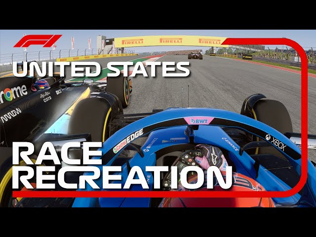 Recreating the 2023 United States GP on the F1 2023 Game