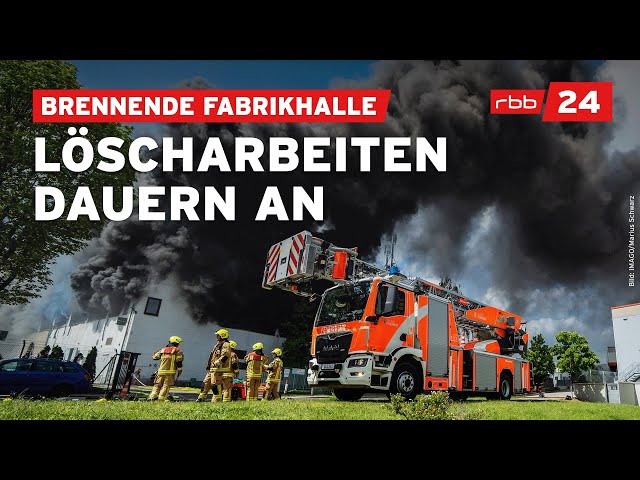 Brand in Lichterfelde: Feuerwehr im Großeinsatz