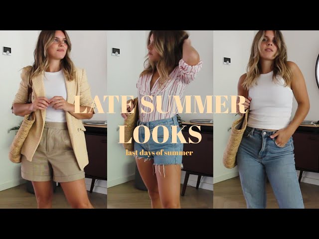 Casual Late Summer Lookbook | Timeless and Comfortable Outfits!