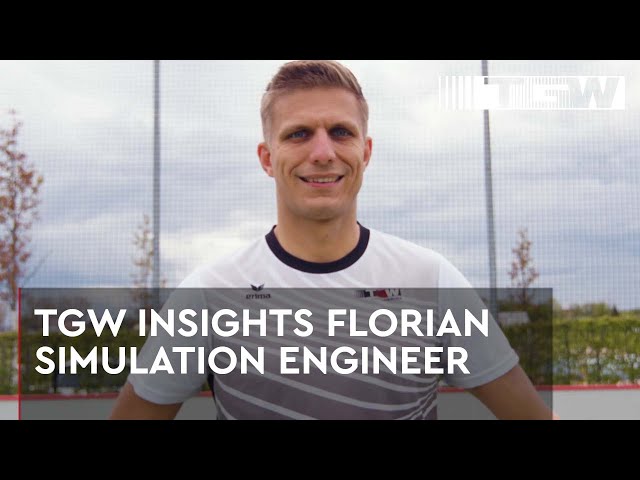 Simulation Engineer Florian | TGW Insights (DE)