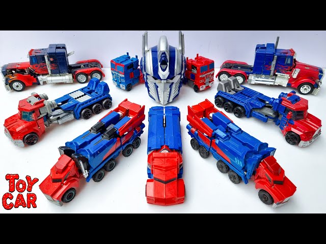 Full Optimus Prime Transformer toy truck  : Containers ,Construction Vehicles, Cranes, Excavators