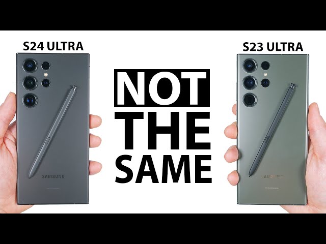 Galaxy S24 Ultra vs S23 Ultra! (New Features and Camera Comparison)
