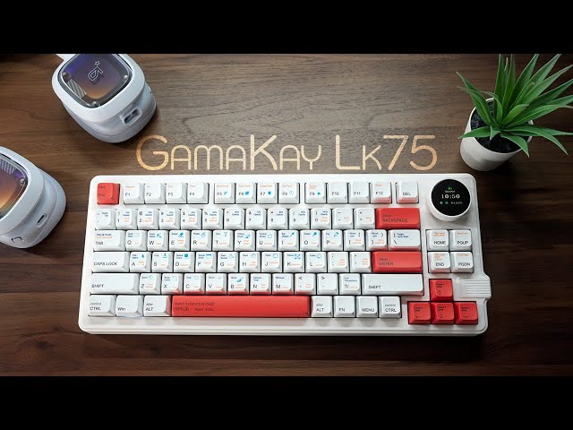 The Keyboard With A LCD Display and Ultra Silent Switches - GamaKay LK75 Mechanical Keyboard Review
