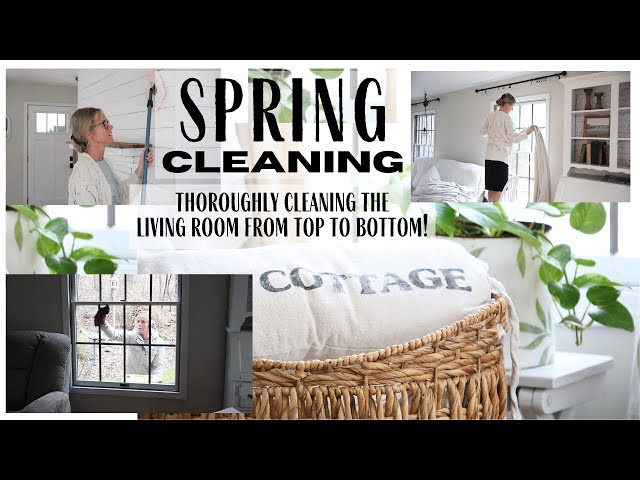 Spring Clean with Me ~ Living Room Refresh ~ Spring Living Room ~ Deep Cleaning the Living Room