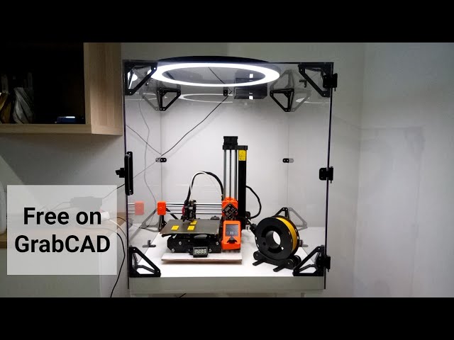 Building a 3D printer enclosure with HEPA filter