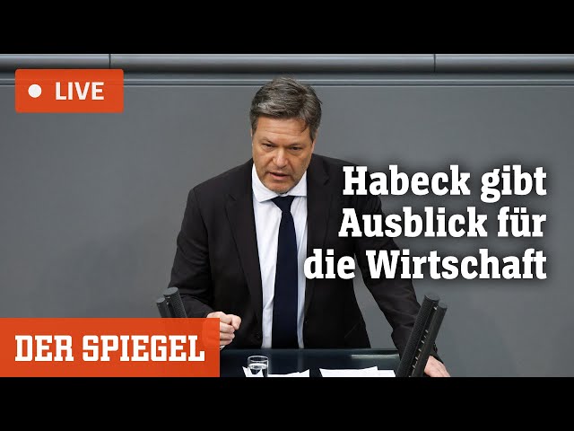 Livestream: Wie kann die Wirtschaft wieder wachsen, Herr Habeck? | DER SPIEGEL