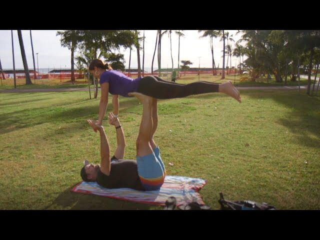 Finding strength and community in Acro Yoga | ISLAND LIFE