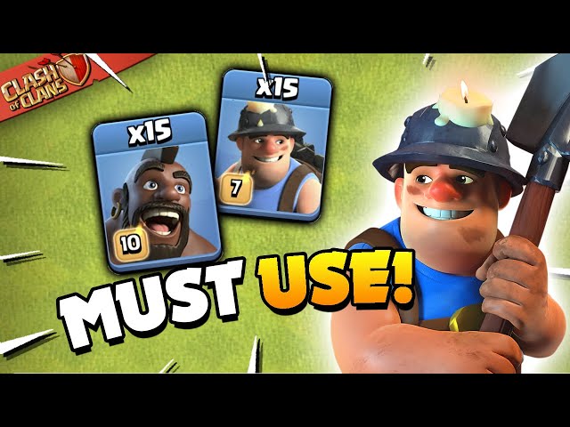 The Most Powerful Attack! How to use the Hybrid Attack Strategy (Clash of Clans)
