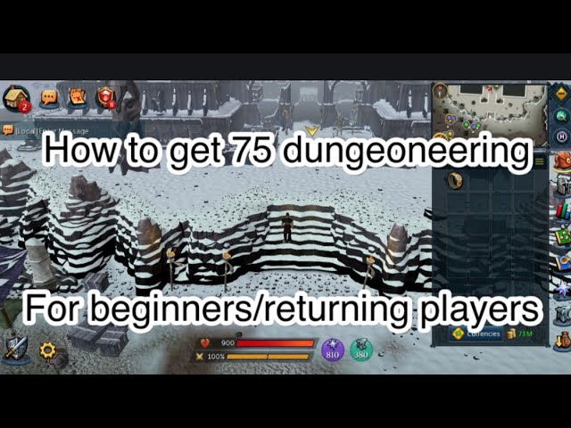 Guide to 75 Dungeoneering RS3 Returning and New players
