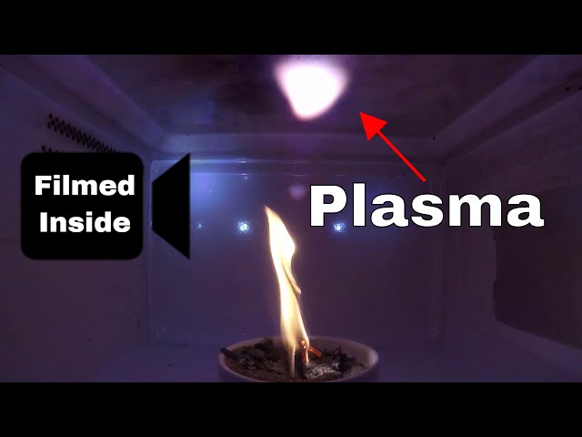 Making a Mini Sun in a Microwave! Microwaving Fire to Make Plasma in My Top Secret Microwave