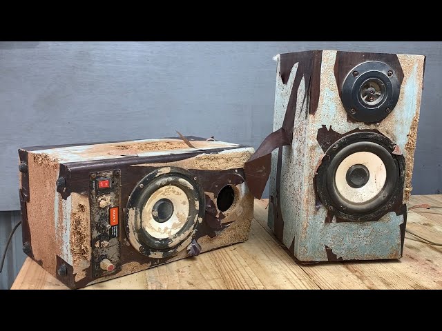 Restoration Old Forgotten Sony Speakers // Restore Sony Speaker Vitality -  You Love Music