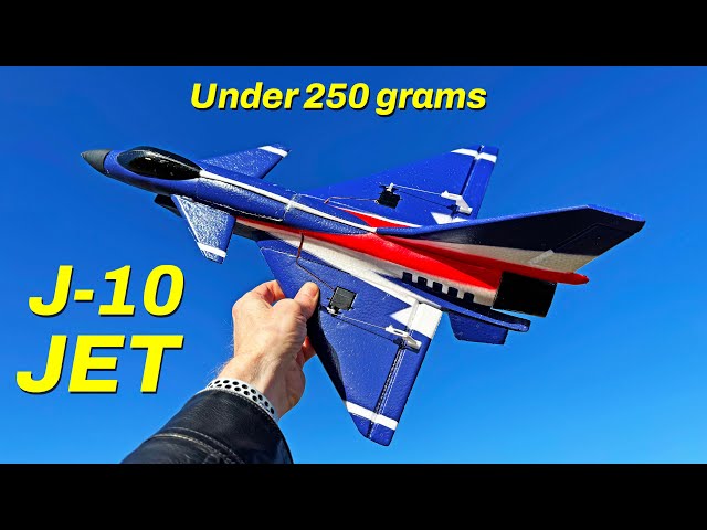 Under 250 gram Super Fast Jet!  J-10 Review