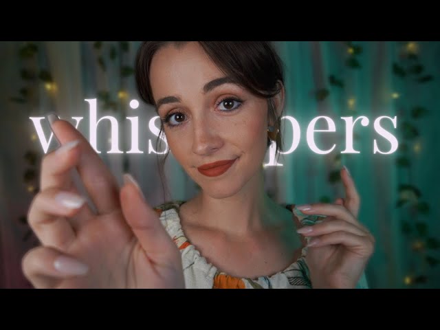 ASMR | Gentle Tapping & Ear to Ear Whispers {1 HOUR}