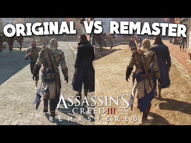Assassins Creed 3 Remastered vs Original Comparison (AC3)