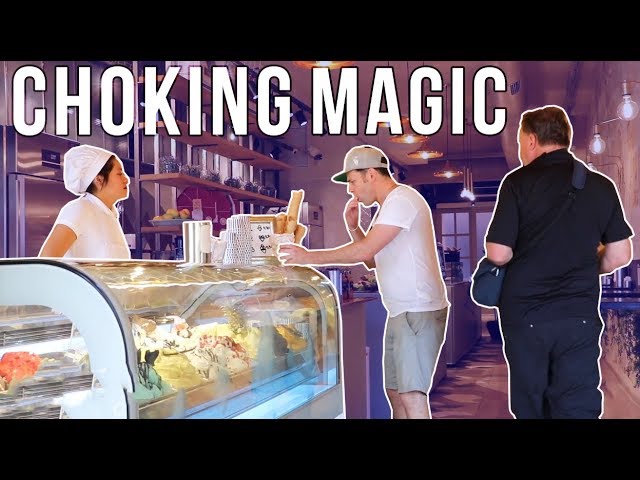 Choking Magic Prank- Julien Magic