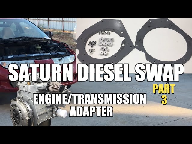 S2E25  The Saturn / Kubota Diesel engine swap. Today we build the engine to transmission adapter