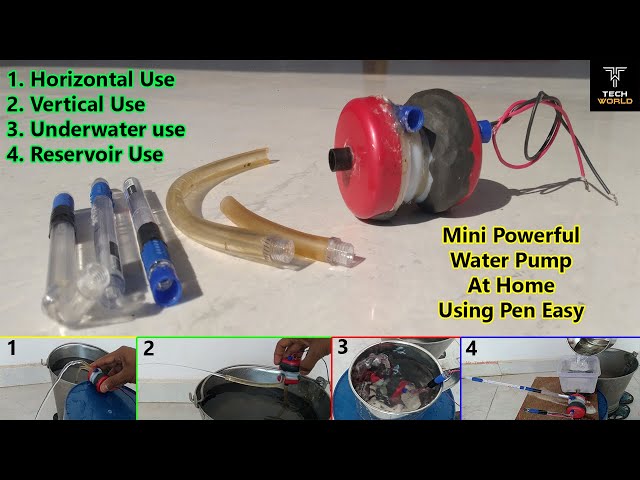 How to Make Water Pump at Home | Mini Water Pump