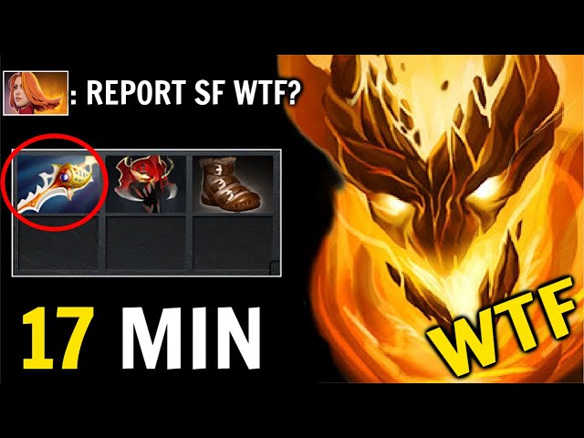 Do You Dare To Build This in Ranked? WTF 17 Min Rapier SF Immortal Rank Gameplay Dota 2