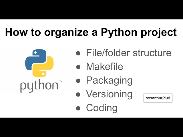 Coding Demo #2: organize a Python project
