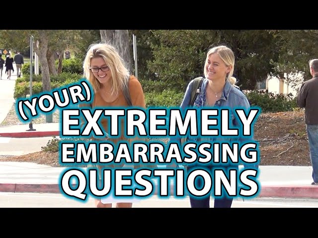 BEST Embarrassing Questions in Public Compilation!! (Viewer Comments!)