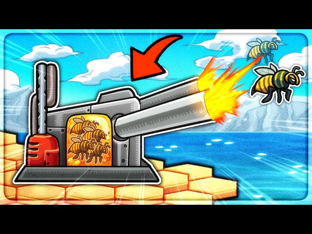 I Turned Bees Into WEAPONS Of DESTRUCTION in Bee Island