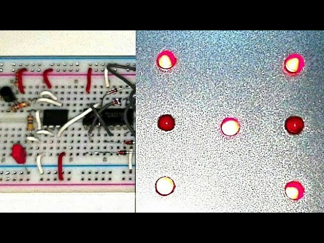 How to make a electronic dice 🎲 circuit