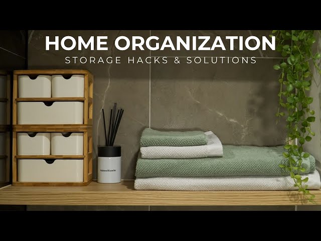 Home Organization Ideas (IKEA, MUJI & More) - Storage Hacks & Solutions