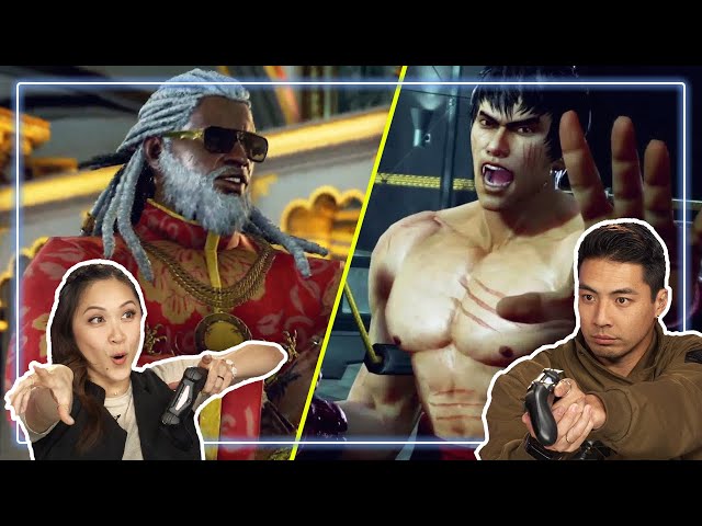 LEROY vs. LAW | Martial Artists PLAY Tekken 7