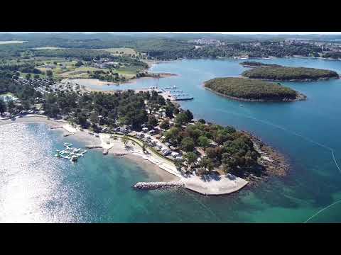 2021 Campingplätze in Istrien, Kroatien  - Drohnenaufnahmen in 4K