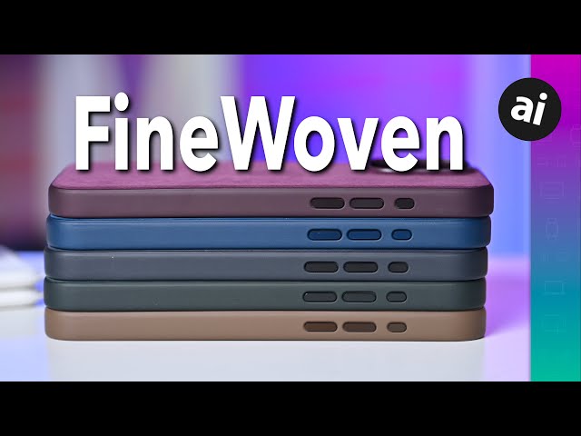 Hands On With Apple's FineWoven iPhone 15 Cases!
