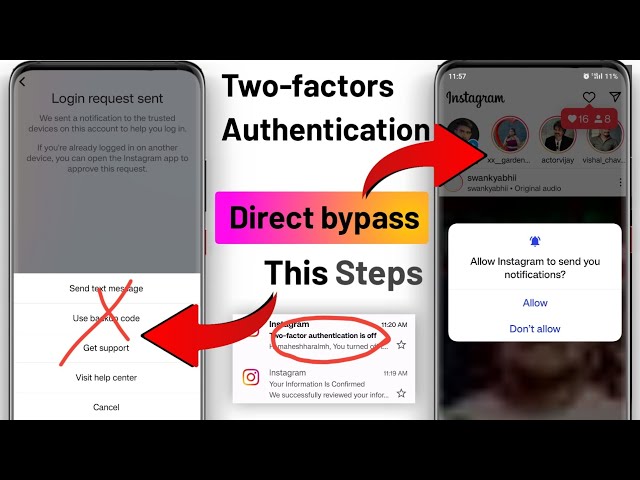 How to bypass two factor authentication Instagram 2024 Insta login without two factor authentication