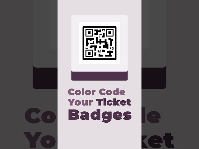 NEW in Odoo 17: 🟣 Color picker + QR codes for Events tickets