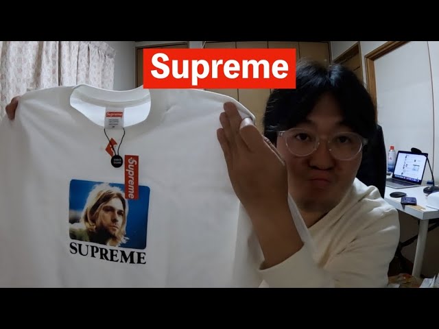 supremeのカートコバーンのTシャツ買いました（ニルヴァーナ nirvana kurt cobain supreme'23s/s）