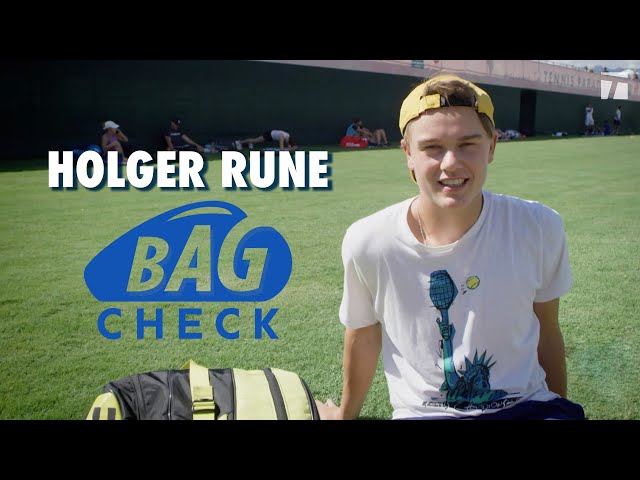 Holger Rune's Dental Secrets Revealed | Bag Check 2023