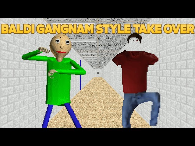 Also Null 💀 | Baldi's Basics Gangnam Style Takeover [Baldi's Basics Mod]
