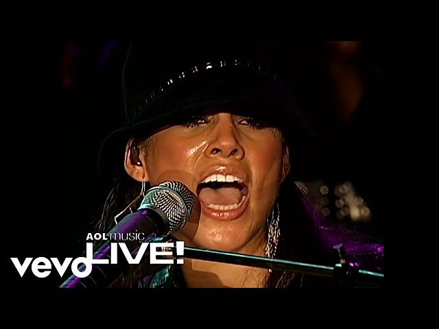 Alicia Keys - If I Was Your Woman / A Woman's Worth (AOL Live, Dec 2003)