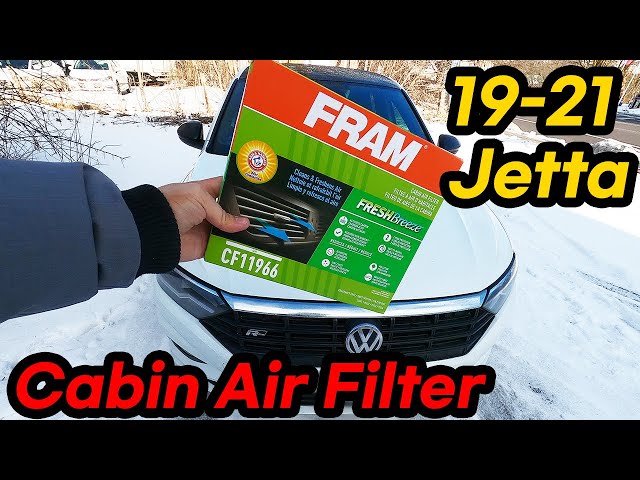 2019-2021 VW Jetta Cabin Air Filter Replacement
