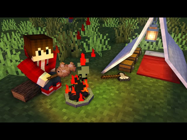 Minecraft ABER wir Campen | LarsLP
