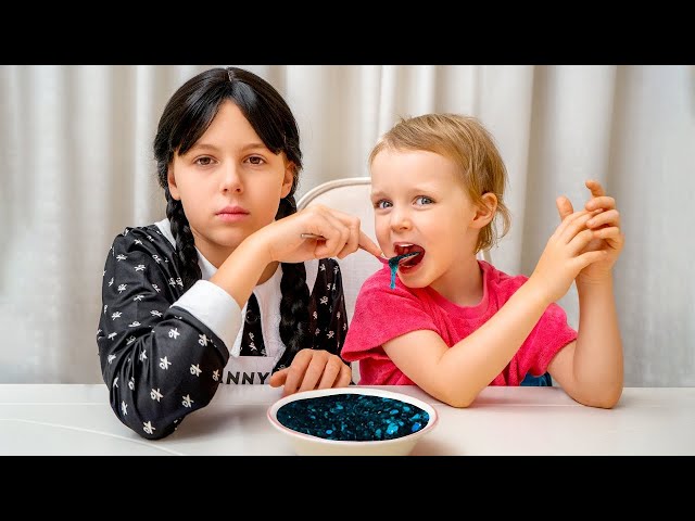 Wednesday bringt Kindern Regeln und Tagesablauf bei 🔥 Vania Mania DE Lustige Videos